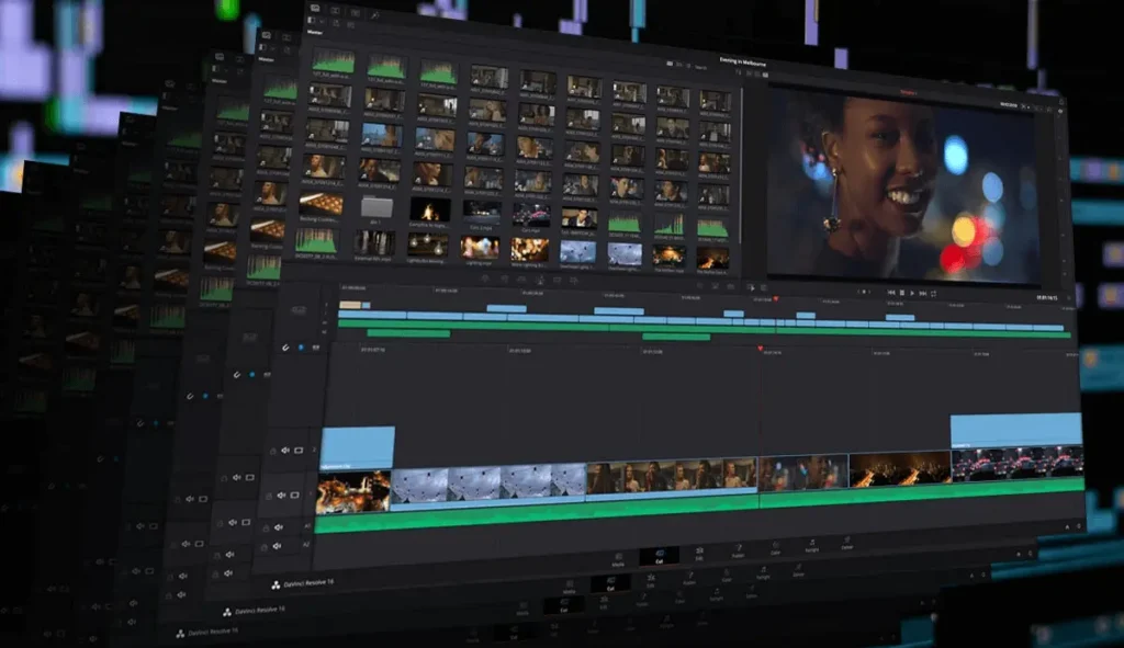 Video editing screens